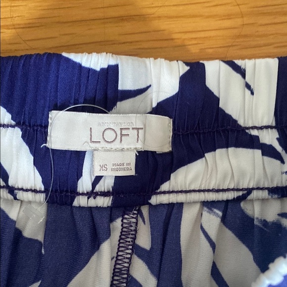 LOFT Blue and White Maxi Skirt - Picture 4 of 4